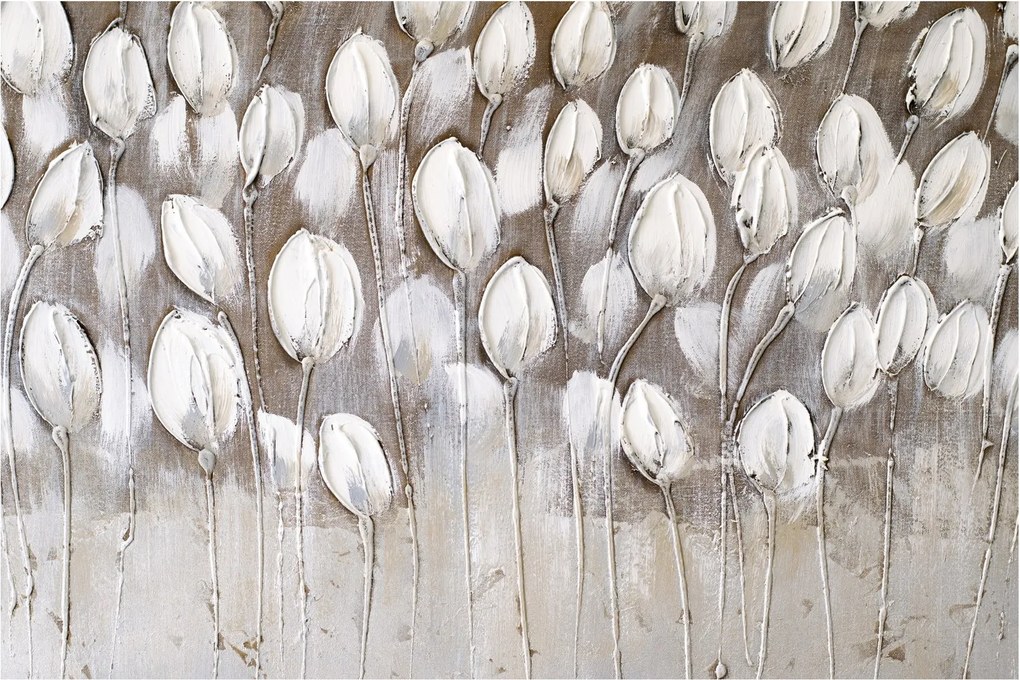 Tablou - Lalele structurate (90x60 cm)