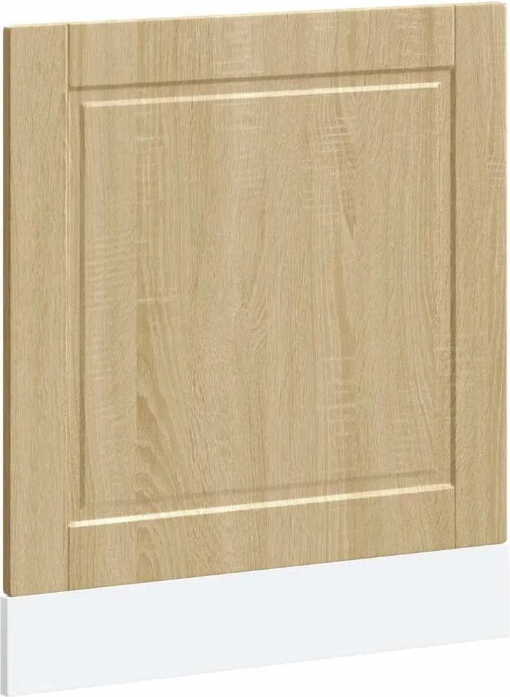 vidaXL Panou pentru mașină de spălat vase Stejar Sonoma Lemn prelucrat