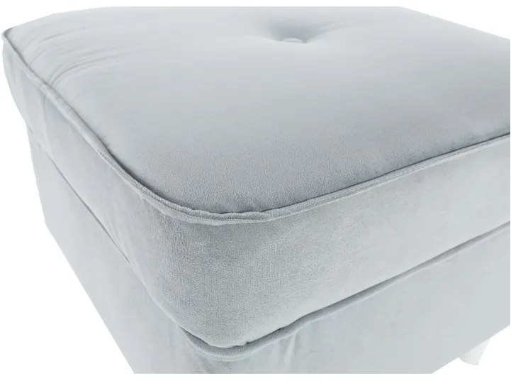 Taburet modern Culoare gri deschis/alb, RUFINO NEW