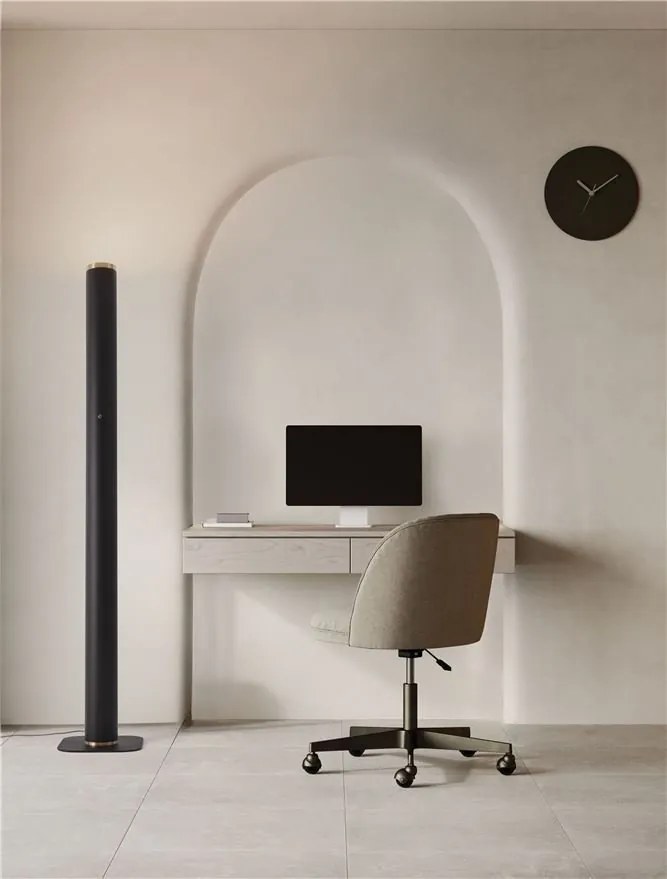 Lampadar, lampa de podea LED ORIN negru 57W