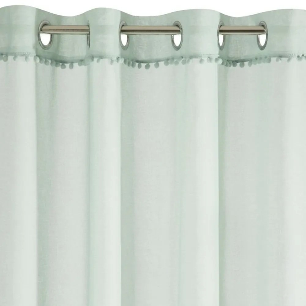 Perdea elegantă culoarea mentol 140 x 250 cm