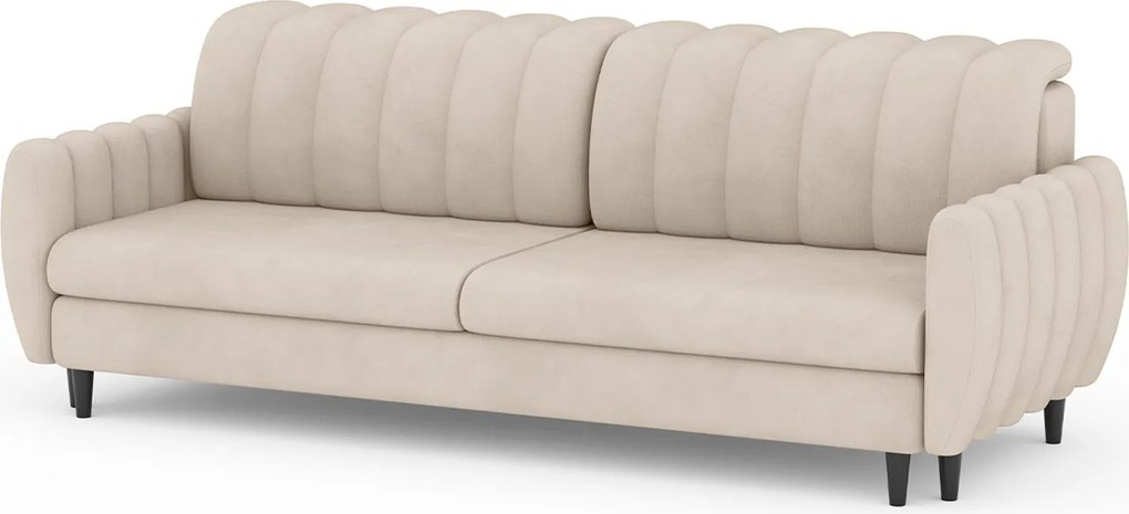 Canapea lemn masiv extensibilă Ten 223×97 cm