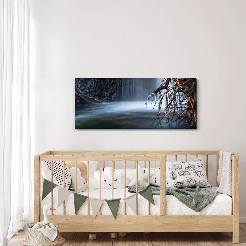 Tablou - Laguna de iarnă (120x50 cm)