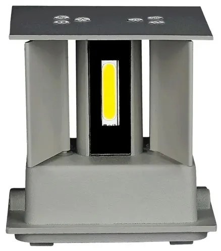 Aplică LED de exterior LED/5W/230V 4000K IP65 gri