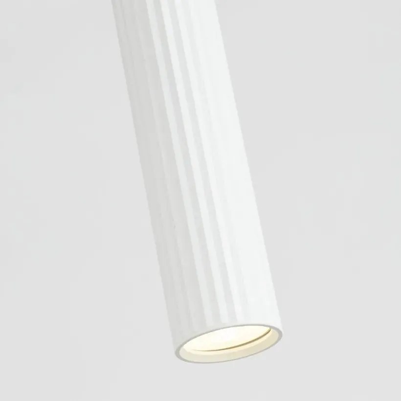 Pendul din aluminiu canelat Anna alb