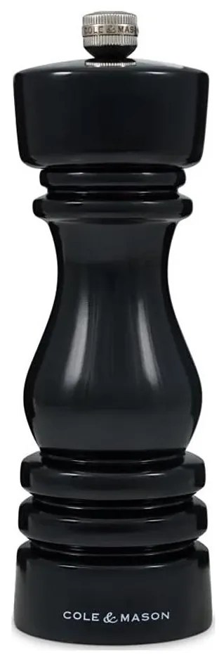 Râșniță pentru piper Cole&Mason LONDON 18 cm fag/negru