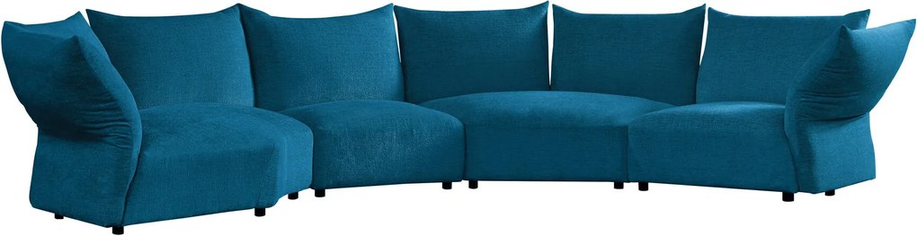 Canapea semirotunda dumonde cu șezut confortabil din spumă HR Vogue 460x131 cm