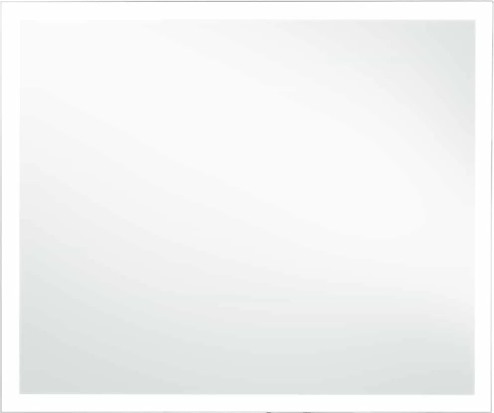 vidaXL Oglindă cu LED de perete pentru baie, 80 x 60 cm
