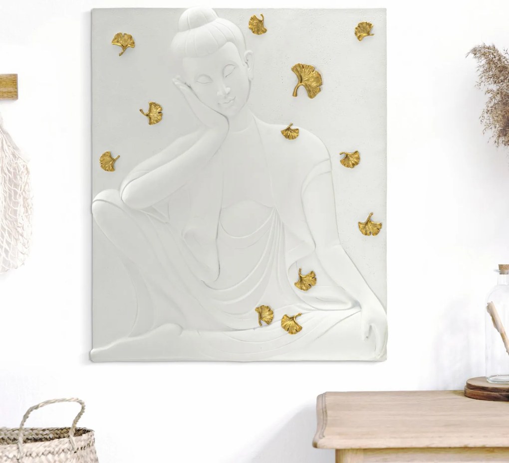 Mauro Ferretti Panou Decorativ Buddha cm 46X5,7X55,5 | Aosom Romania