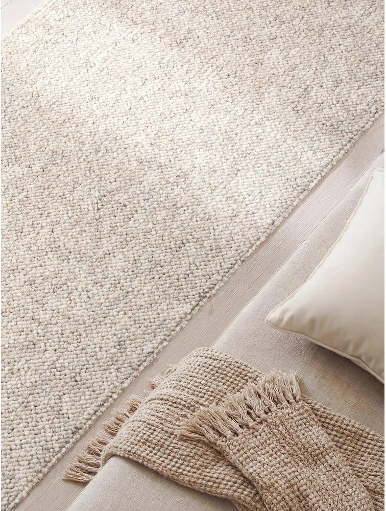 Covor tip traversă gri/crem lavabil 80x240 cm Rocco Dark Cream – Elle Decoration