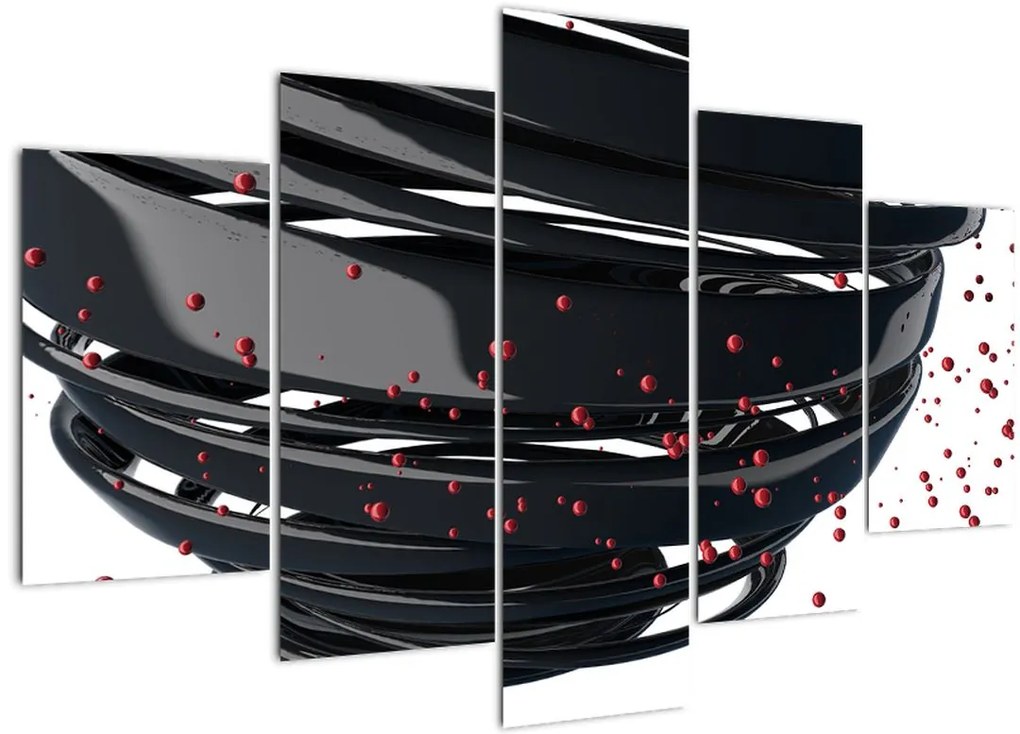 Tablou - Abstracției de glob pământen (150x105 cm)