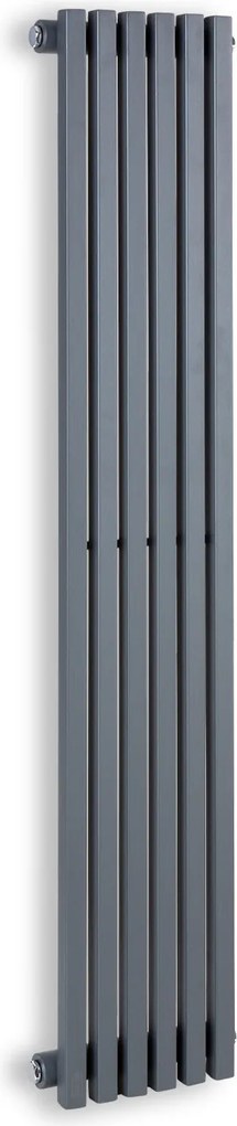 Besoa Delgado 120 x 25, radiator, 508 W, apă caldă, 1/2 ", 4 - 10 m², gri