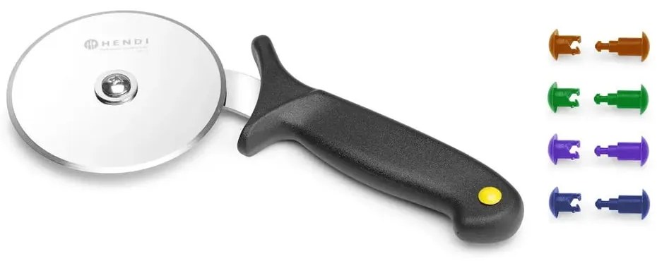 Cuțit cu rolă pentru pizza din oțel inoxidabil Hendi