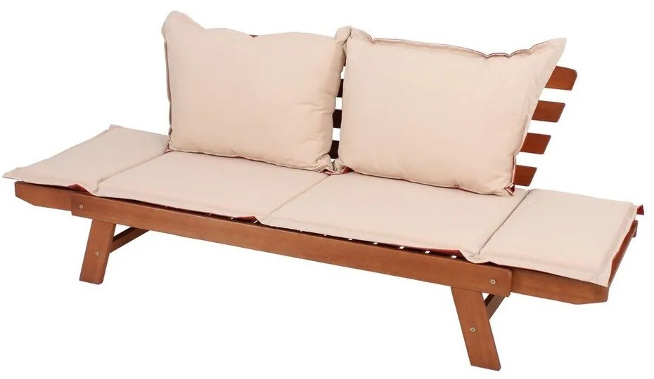 Bancă de grădină din lemn de eucalipt Garden Pleasure Fortuna