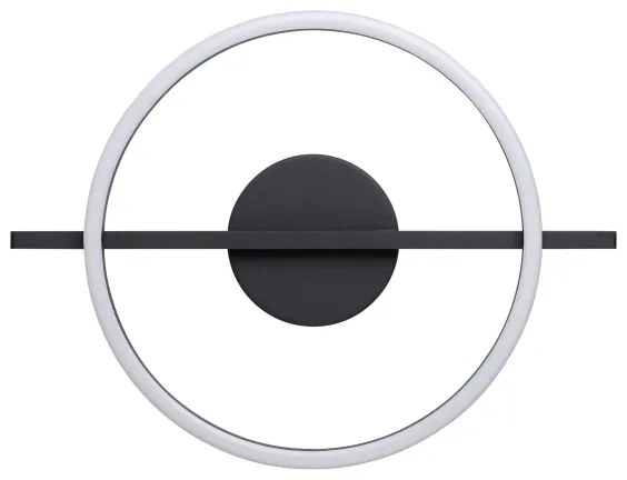 Plafonieră LED dimabilă Eglo 901113 AMANDOLO LED/17W/230V negru + telecomandă