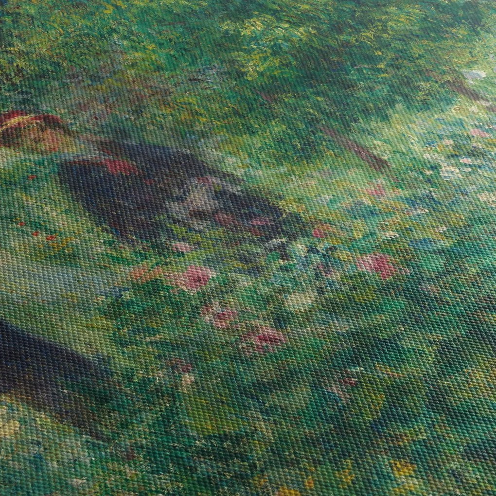 Tablou - Auguste Renoir, Picking Flowers, reproducere (120x50 cm)