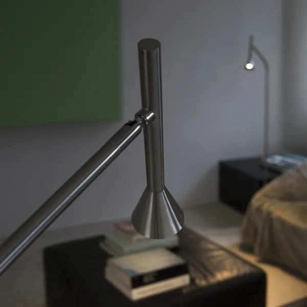 Ideal Lux - Lampă de podea LED DIESIS, 4,5 W, 230 V, CRI 95, crom mat