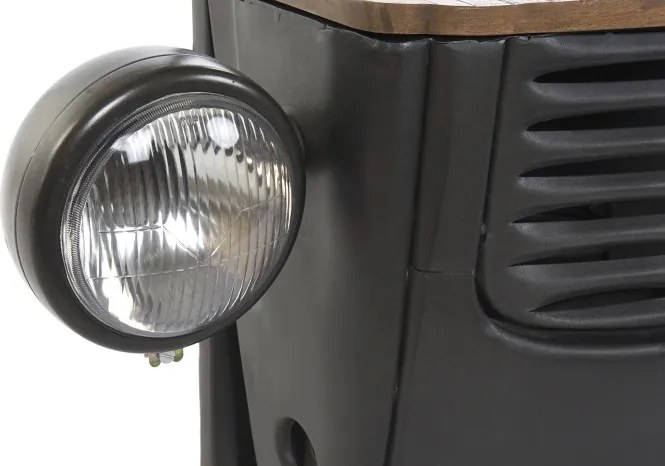 Suport de perete, pentru sticle, din lemn de acacia si metal, Grille