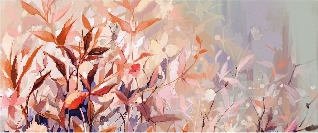 Tablou - Pictura pastel toamnă (120x50 cm)