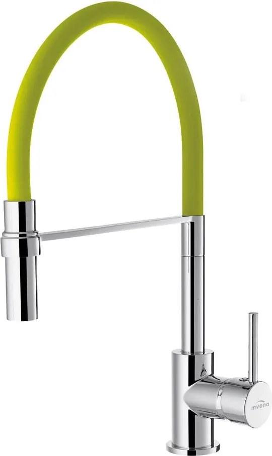 Baterie bucatarie Invena Kameleon Sink verde - crom
