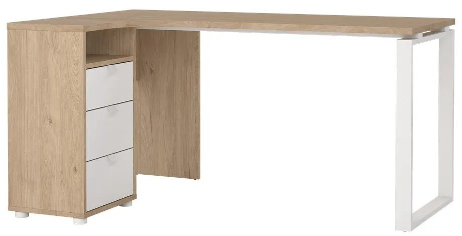 Birou cu blat cu aspect de lemn de stejar 100x150 cm Sign – Tvilum