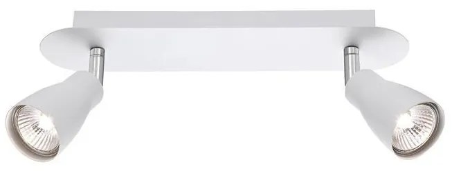 Plafoniera moderna cu spoturi Cono 2L alba NVL-668002