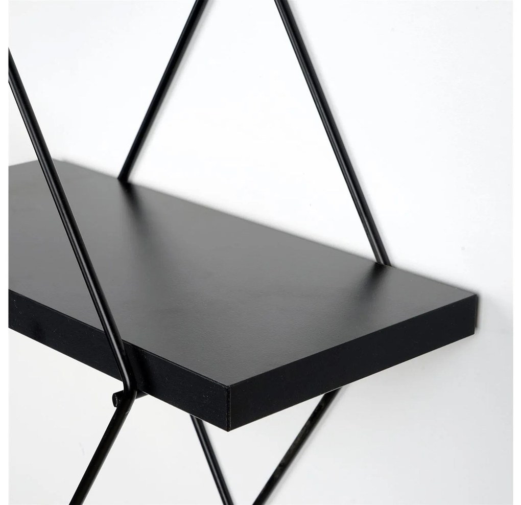 Raft decorativ de perete Duvelo 15 (negru) . 1093638
