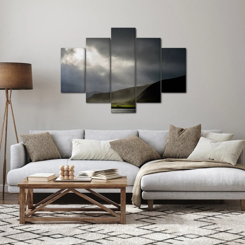 Tablou cu furtuna în apropiere (150x105 cm)