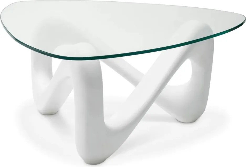 Masuta de cafea design LUX Aventura alb