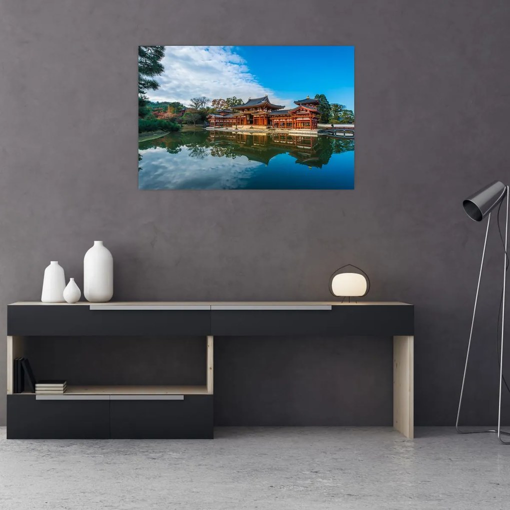 Tablou - Templul Byodo-in, Japonia (90x60 cm)