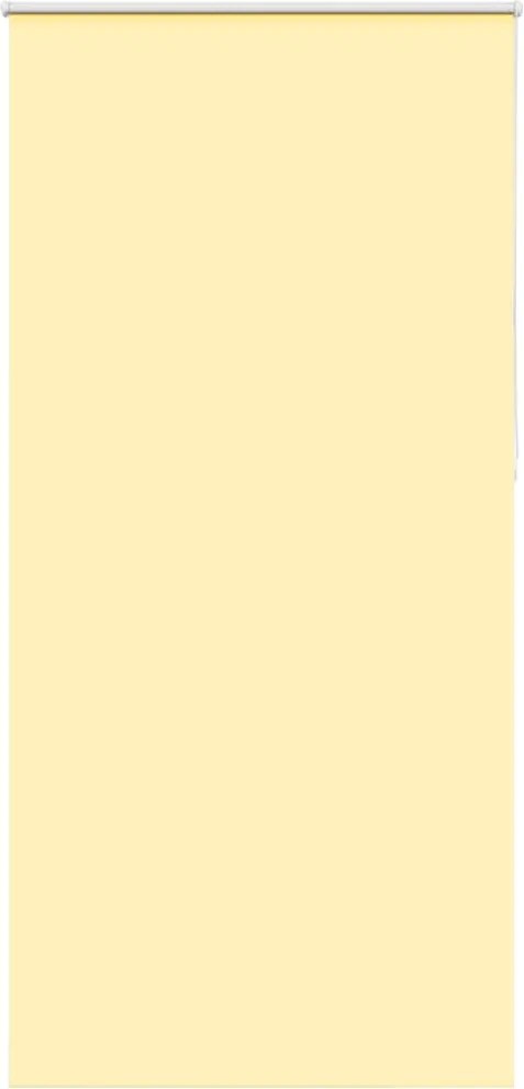 vidaXL Jaluzea cu role opace Galben 100x210 cm lățime țesătură 95,7 cm