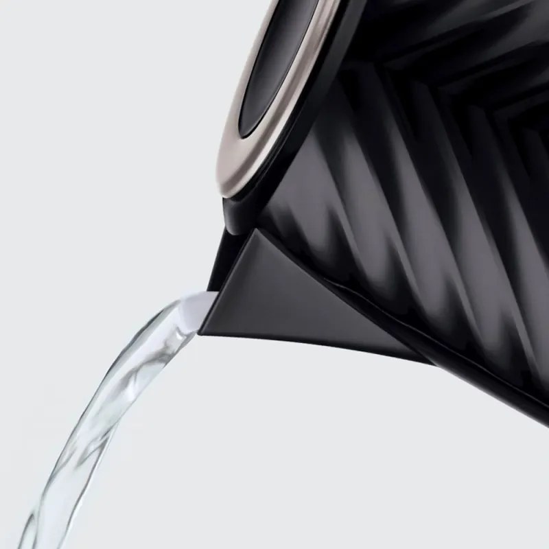 Resigilat: Cana electrica Russell Hobbs 26380-70, 2400 W, 1.7 L, Fierbere rapida, 3D Design, Negru