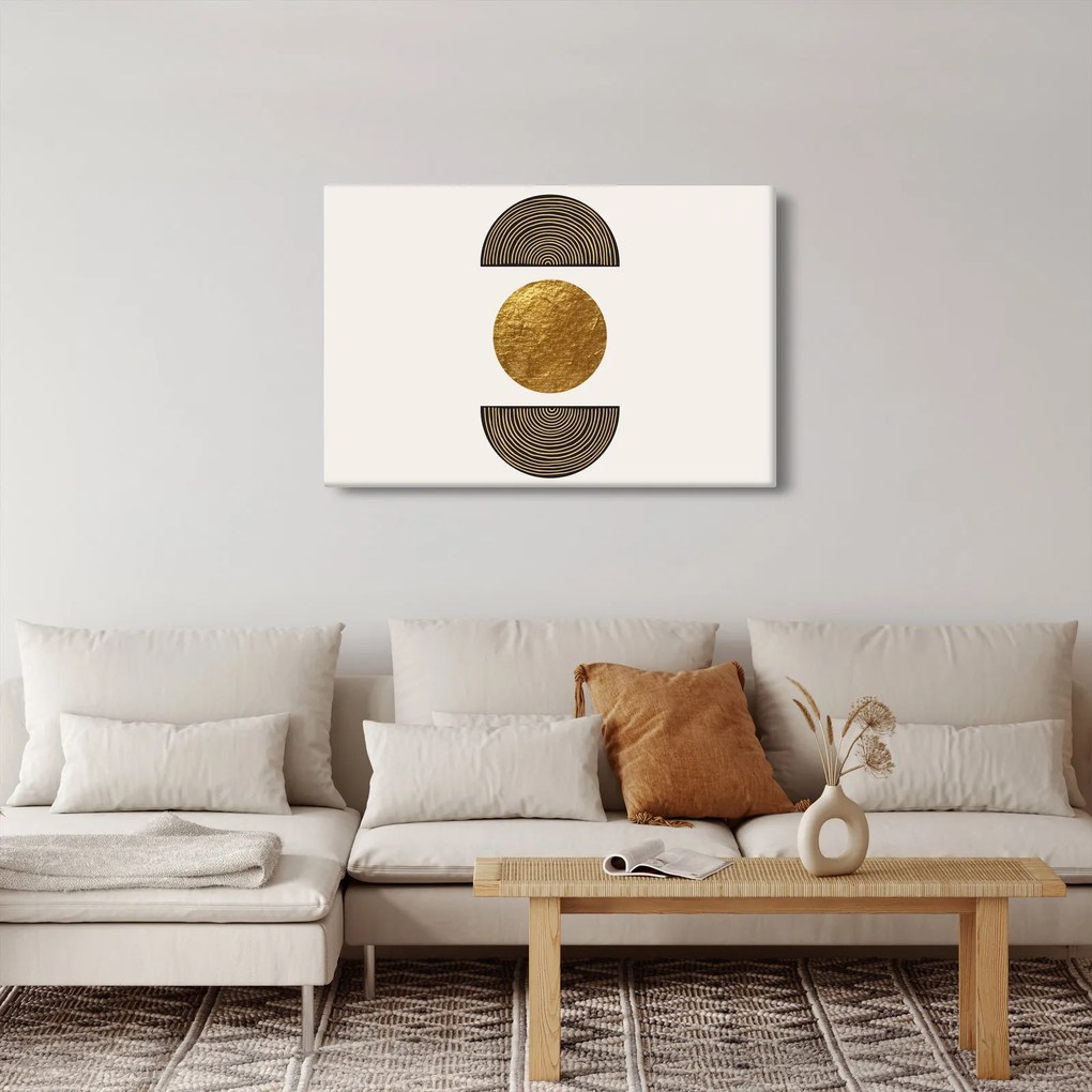Tablou - Ornament de aur N⁰1 (90x60 cm)
