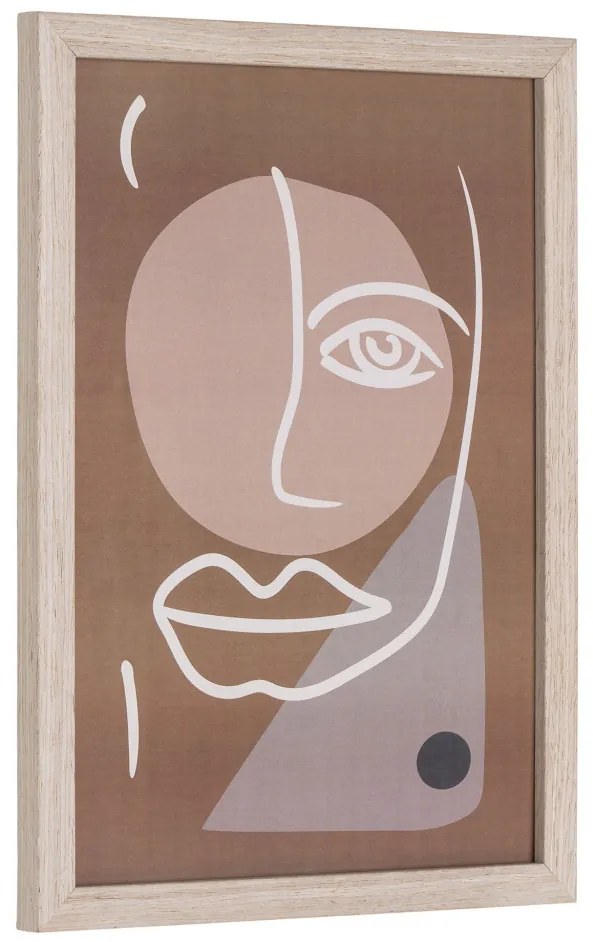 Set de artă de perete Madison, natural, 3 piese