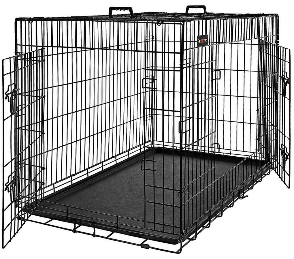 Cușcă pentru câini FEANDREA, 2 uși, 92,5 x 57,5 x 64 cm