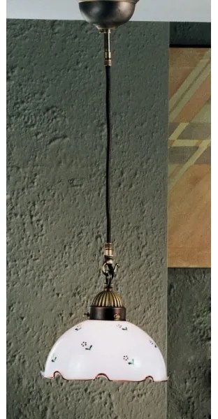 Lustră pe cablu NONNA 1xE27/75W/230V roșu Kolarz 731.30.70