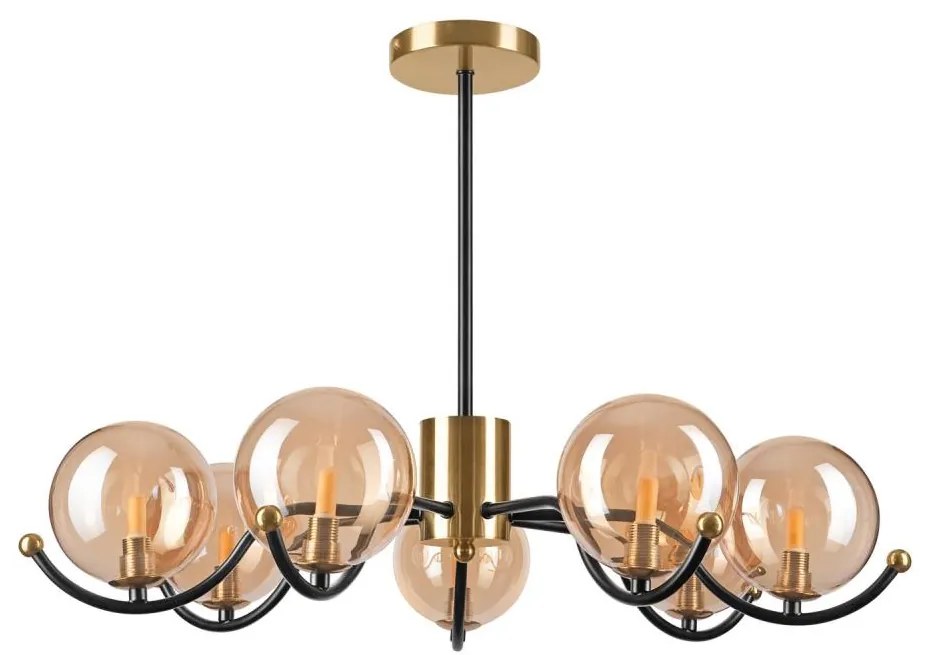 Lustră pe tijă GEORGIA 7xE14/5W/230V