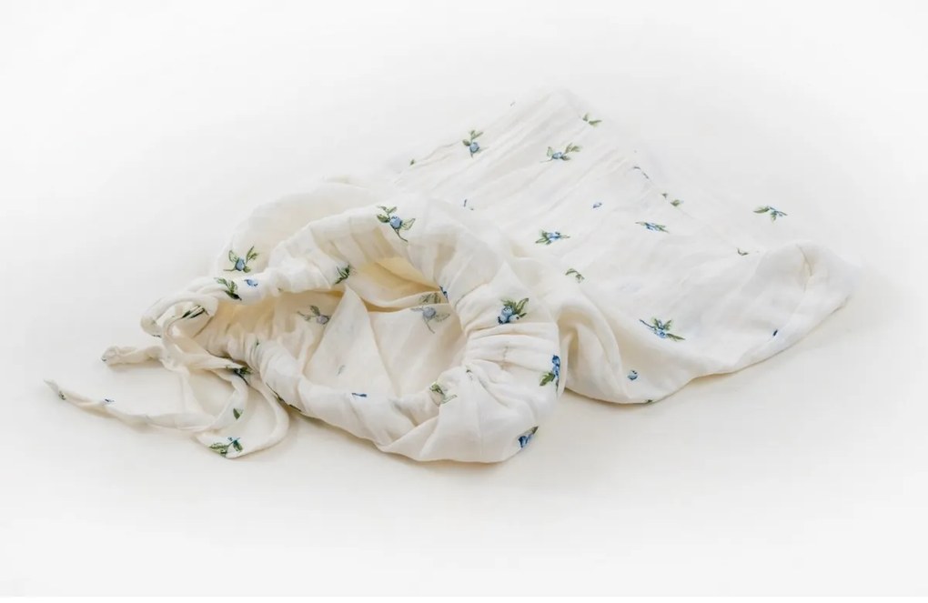 Lenjerie de pat din muselină Matex Afine, 140 x 200 cm, 70 x 90 cm