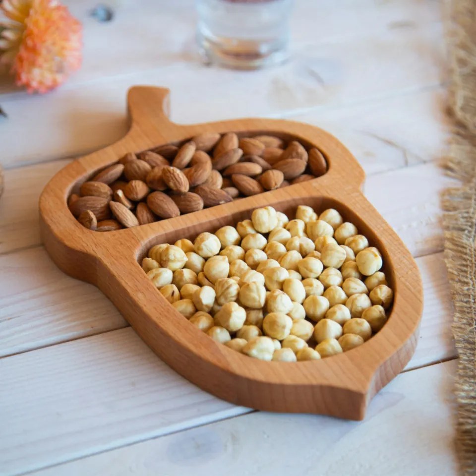 Bol Aperitiv, Lemn, UP00577, Natural