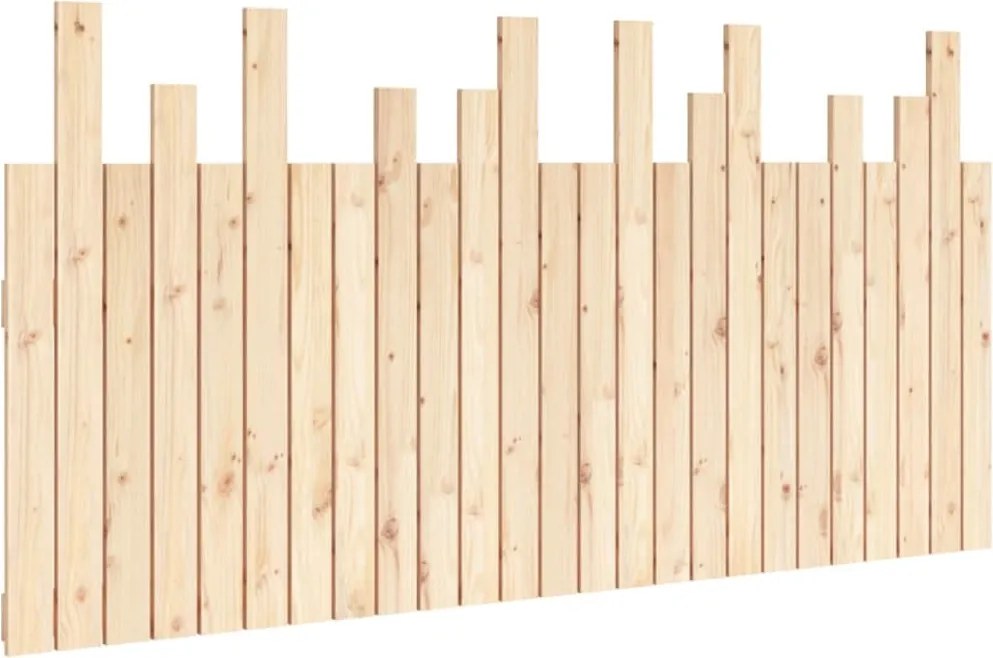 vidaXL Tăblie de pat pentru perete, 159,5x3x80 cm, lemn masiv de pin
