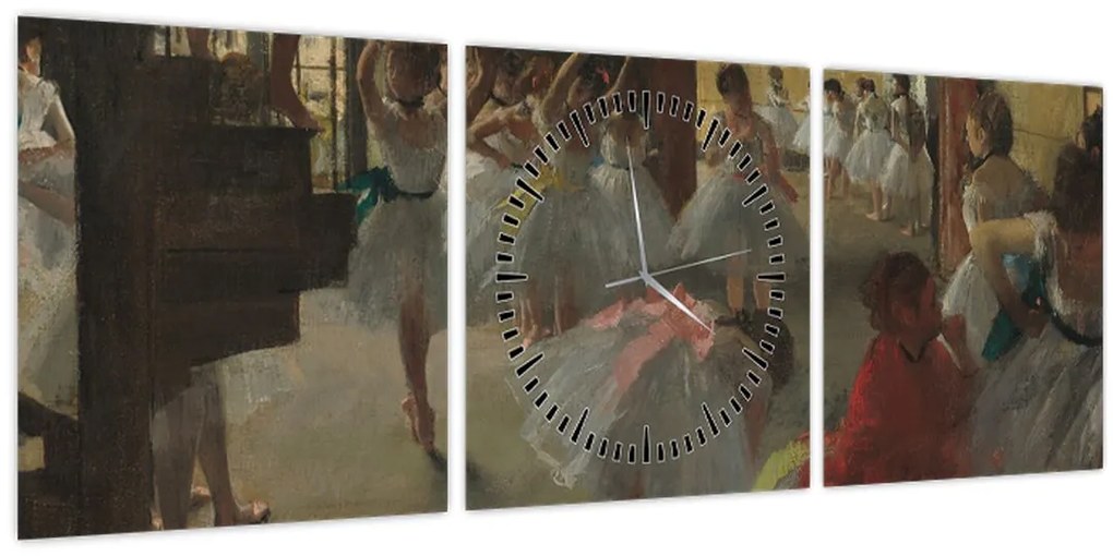Tablou - Edgar Degas, The Dance Class, reproducere (cu ceas) (90x30 cm)