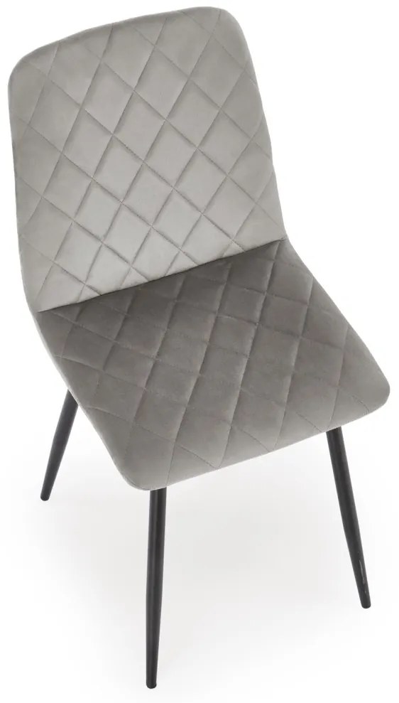 Scaun K525 velvet gri