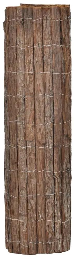 Gard din scoarta de copac, 400 x 125 cm 1, 400 x 125 cm