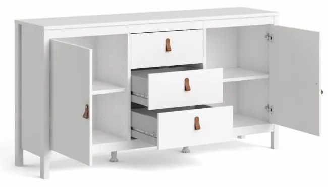 Tvilum Bufet alb cu 3 sertare SALOMO