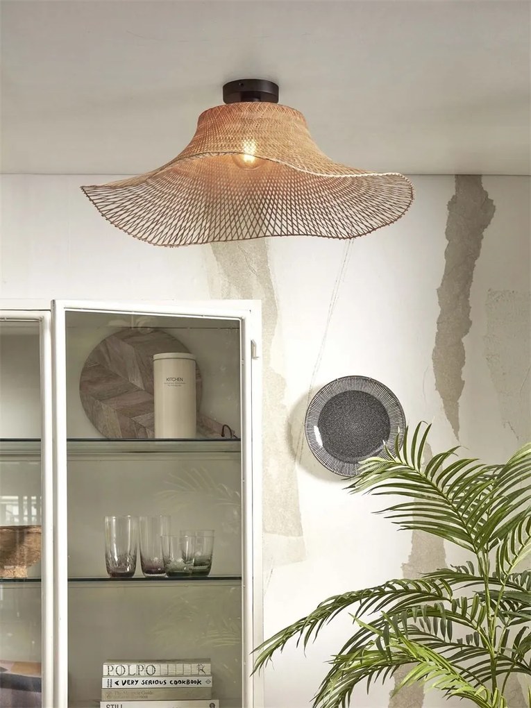 Plafoniera din bambus Ibiza L 65cm, natur