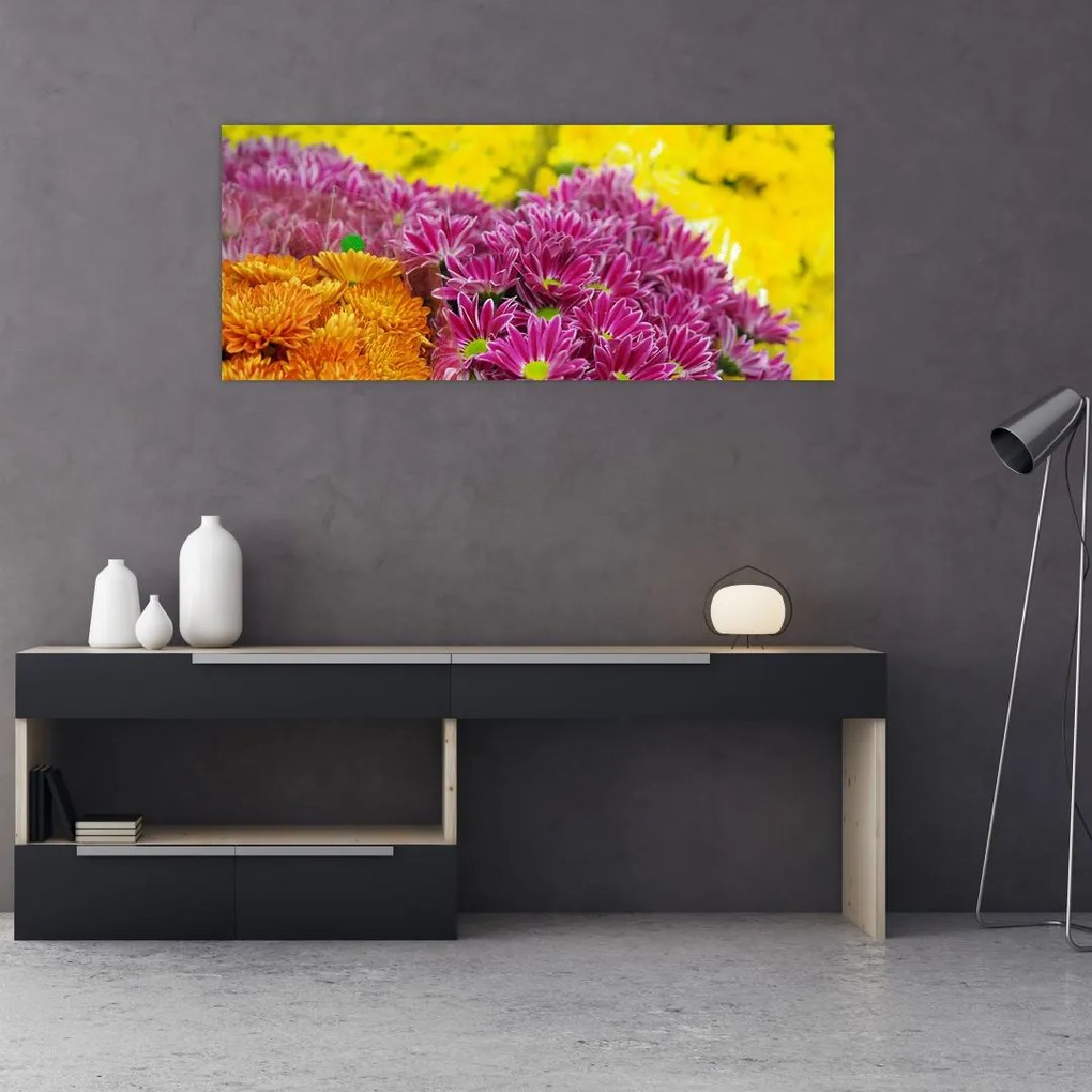 Tablou cu floarea roz (120x50 cm), în 40 de alte dimensiuni noi