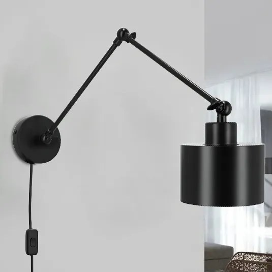 Aplica de perete 1xE27/20W/230V neagră