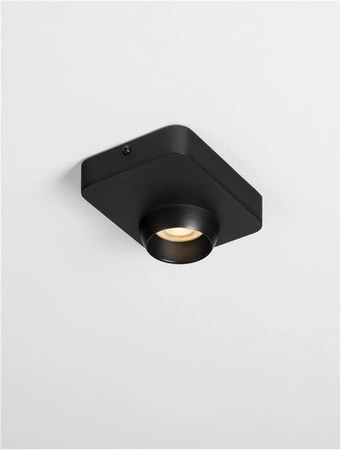 Spot LED aplicat stil minimalist KEDROS negru