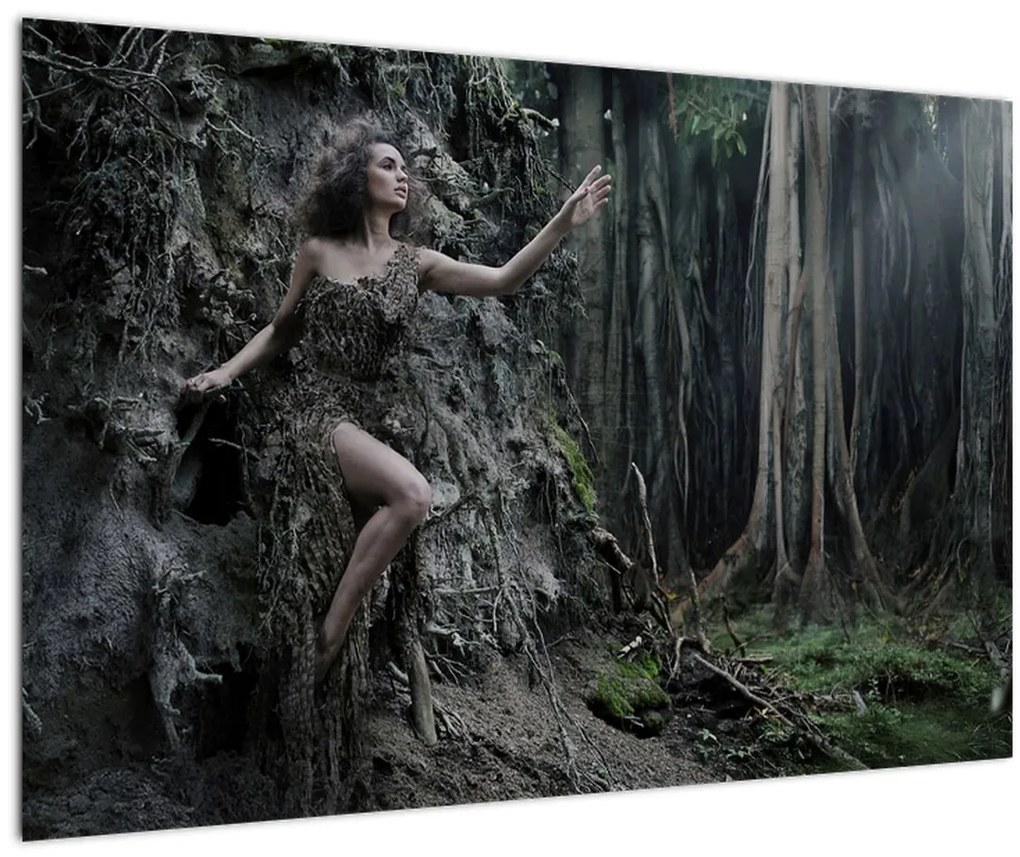 Tablou - Zâna pădurii (90x60 cm)