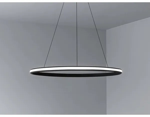 Lustră LED dimmabilă suspendată pe cablu, 55 W, 230 V, 3000–6500 K, Ø 60 cm, cu telecomandă